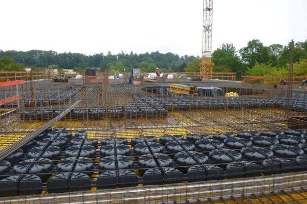 Deckenbewehrung der Decke �ber 1. OG