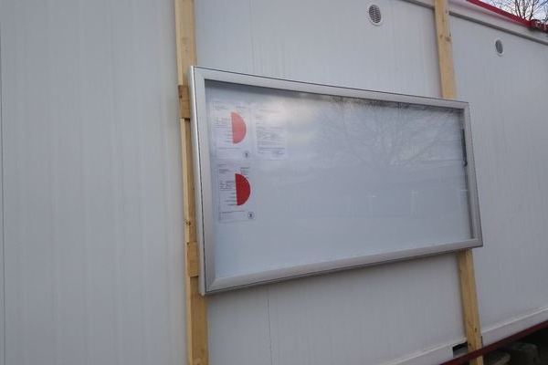 die zwei roten Kreise auf der Tafel